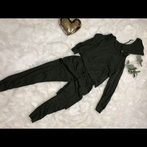 Huddle sweater two pcs set